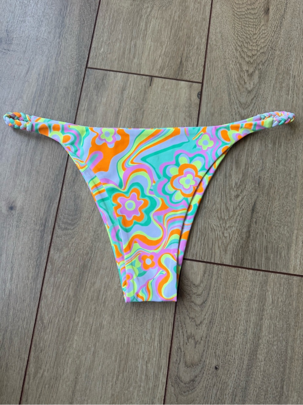 Kulani Kinis Multi-Color Floral Swirl Bikini Bottom